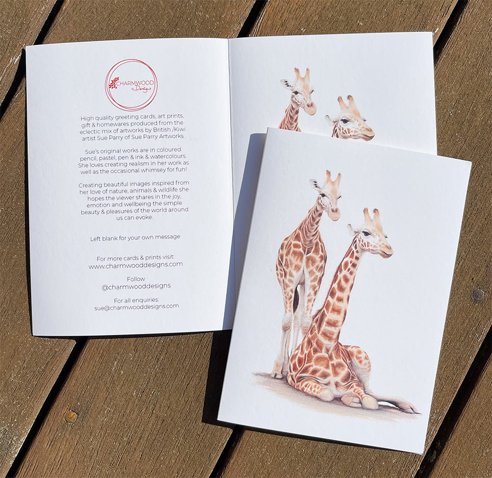 Mum & Baby Giraffe Cards