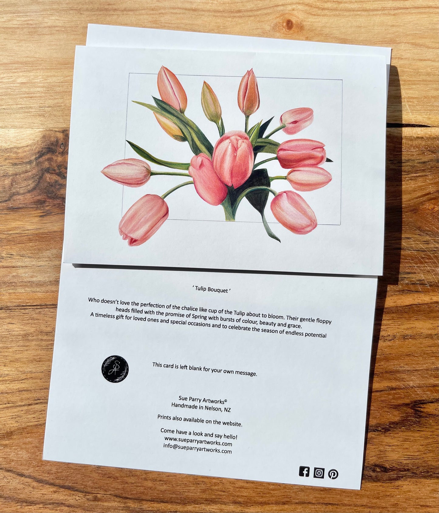 Tulip Bouquet Greeting Cards