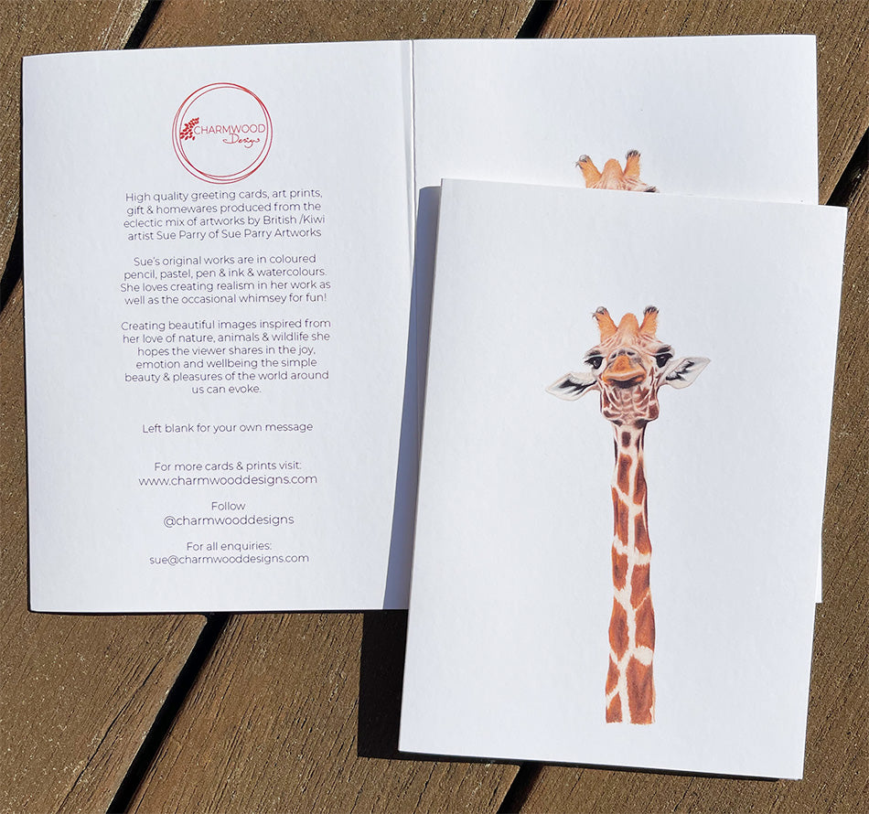 Solo Giraffe Cards
