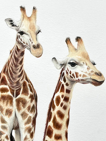 Mum & Baby Giraffe Prints