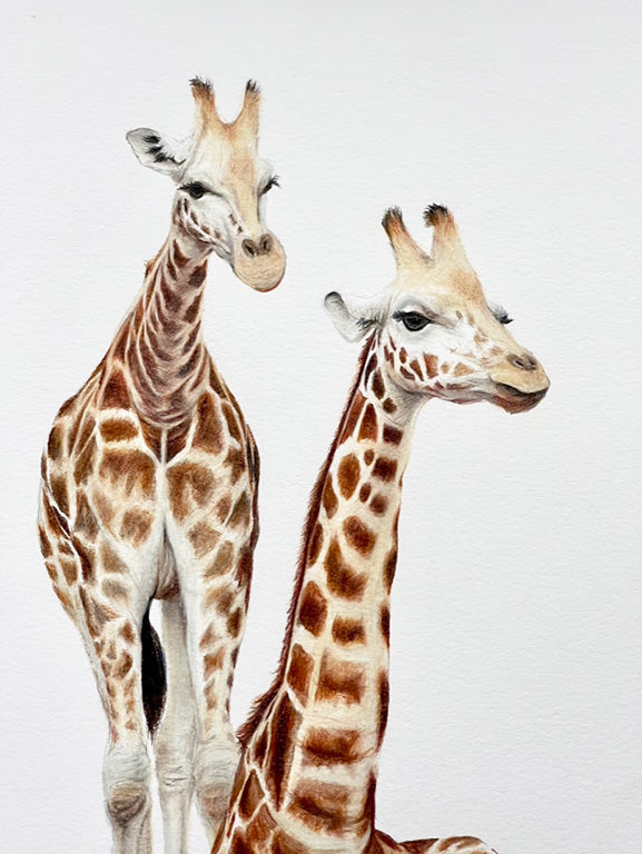 Mum & Baby Giraffe Prints