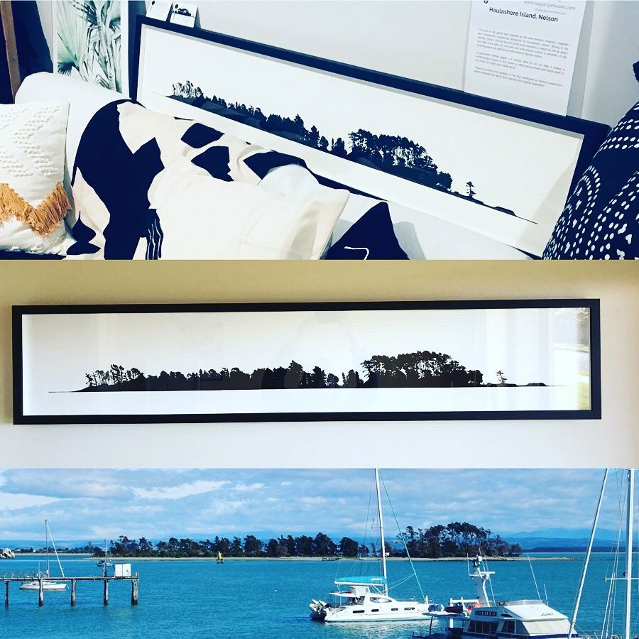 Haulashore Island, Nelson NZ Panoramic Prints