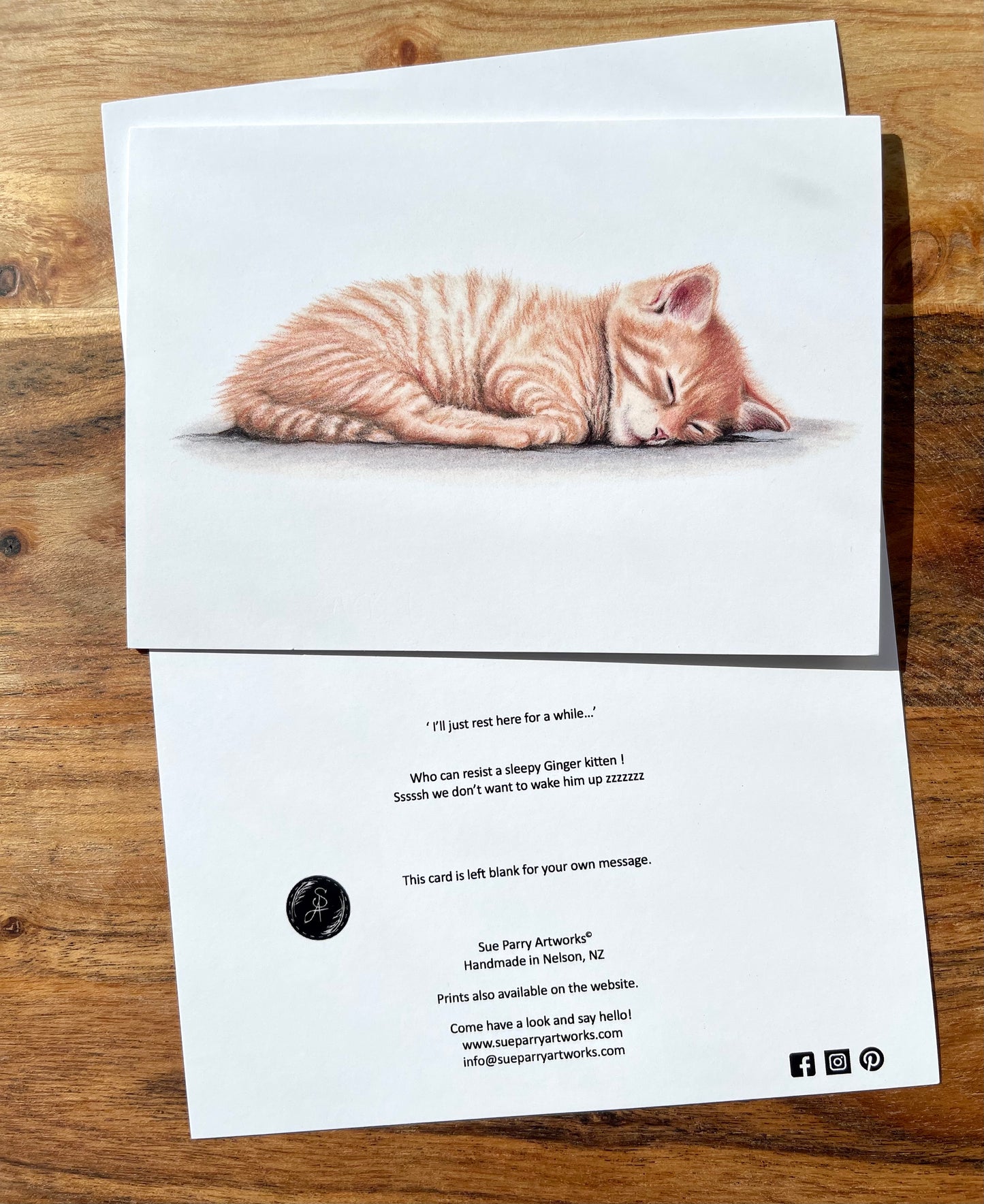 Ginger Kitten Cards