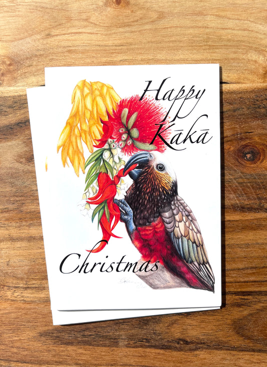 Christmas Kākā Bird Cards