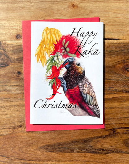 Christmas Kākā Bird Cards