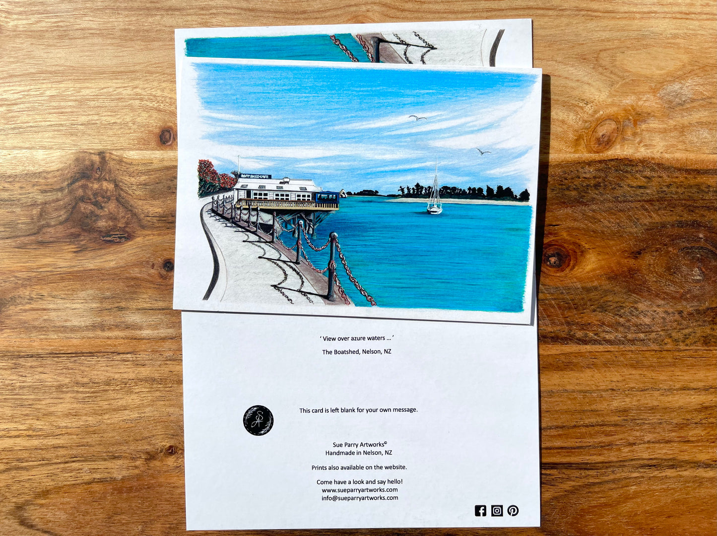 Boatshed Nelson, NZ Cards