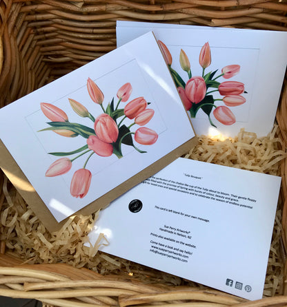 Tulip Bouquet Greeting Cards