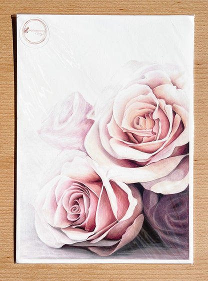 Vintage Rose Cards