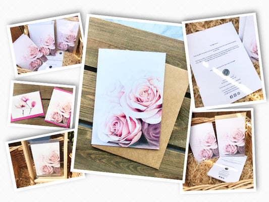 Vintage Rose Cards