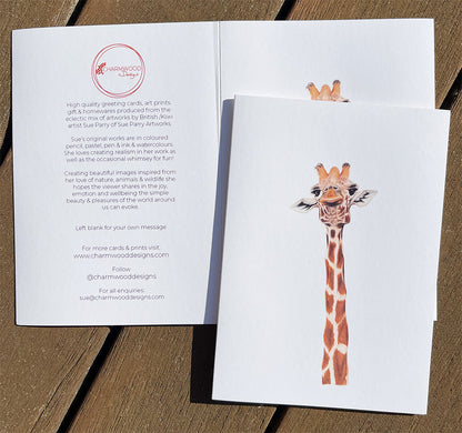 Solo Giraffe Cards