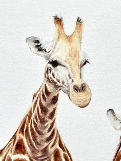 Mum & Baby Giraffe Prints