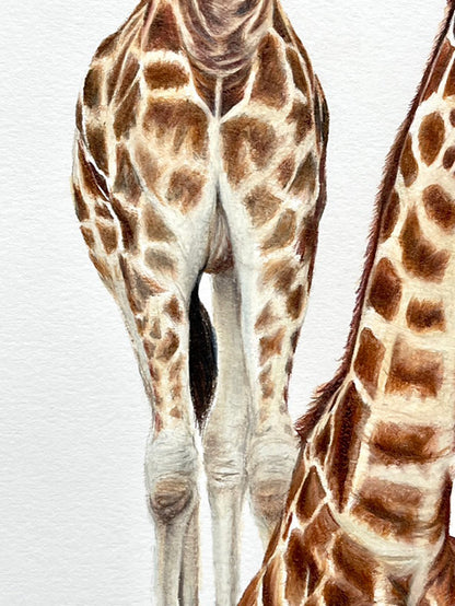 Mum & Baby Giraffe Prints